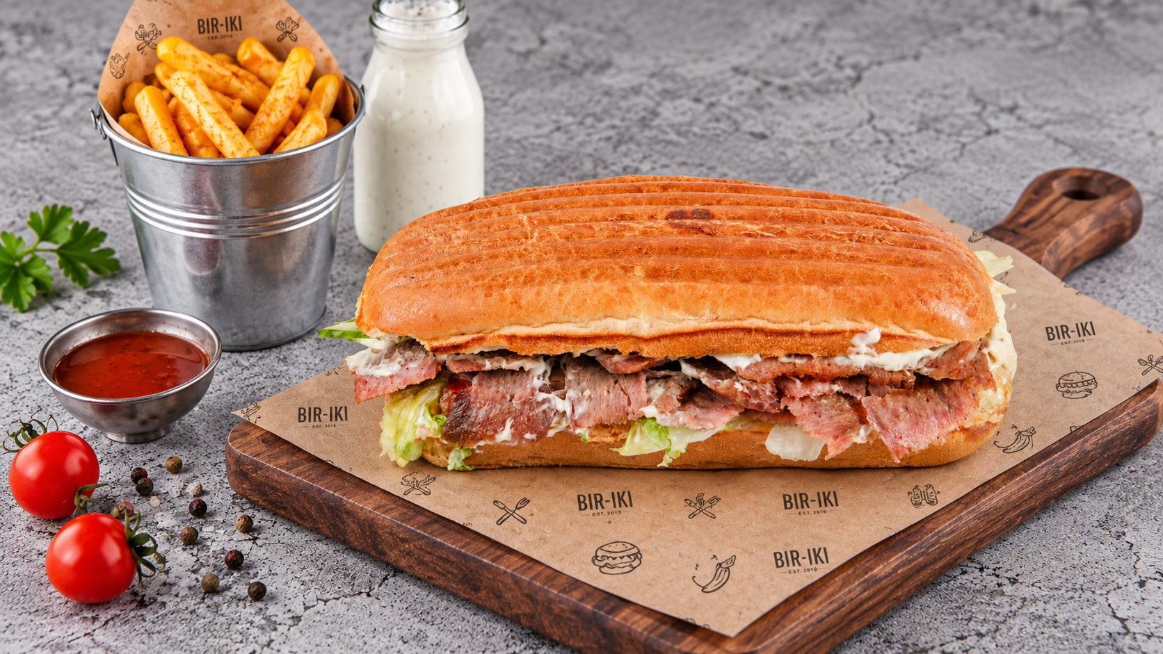 Brİoş Truffel Dönərİ (Ət)