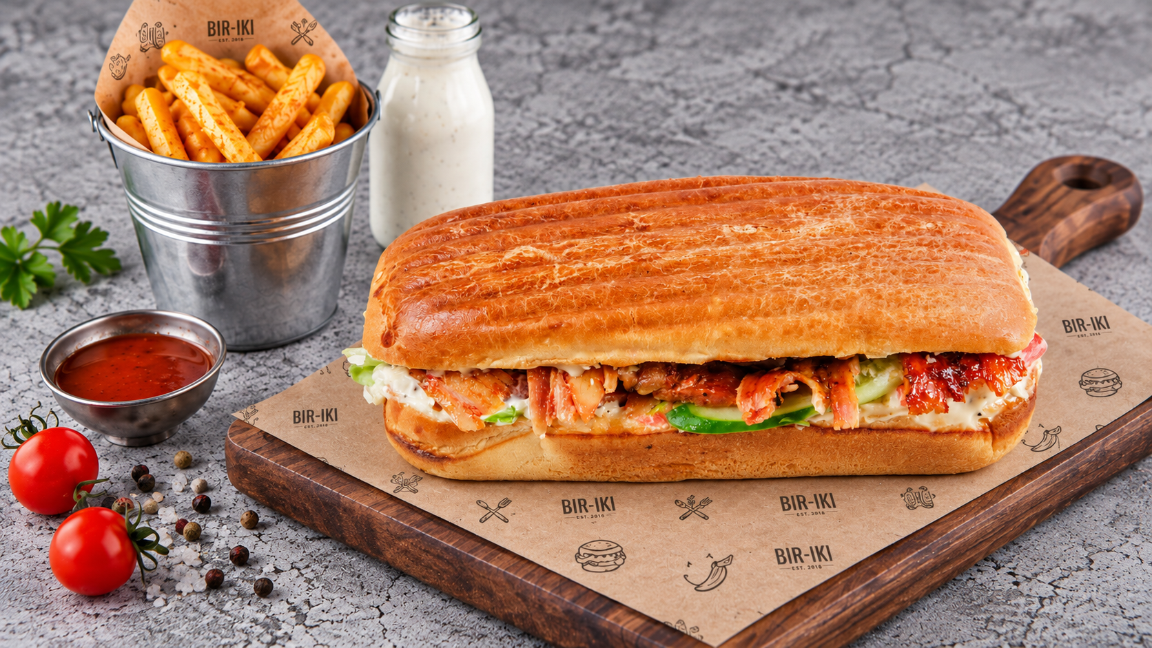 Brİoş Truffel Dönərİ (Toyuq)